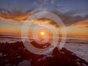 Calidoscope Sunset at Seapoint Beach