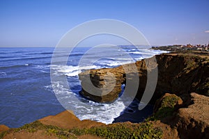 California Cliff Shoreline