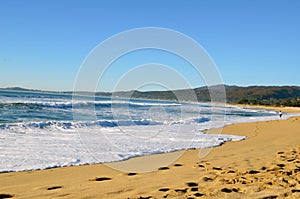 California coastal close up cean and beach photo