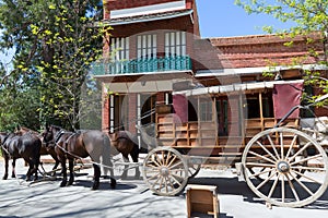 California Columbia a real old Western Gold Rush Town photo