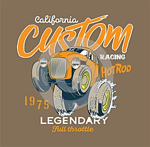 California custom racing hotrod legendary monster truck wheel