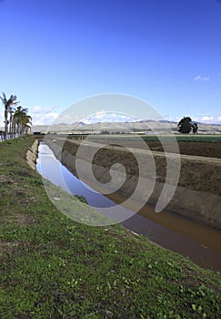 California Drainage Ditch photo