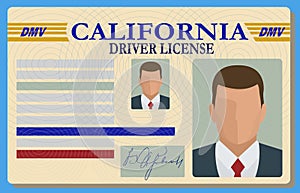 California Drivers License photo