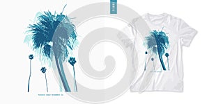 California graphic t-shirt design, summer print, vector illustration