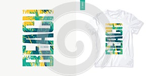 California graphic tee design, typography print, vector illustration