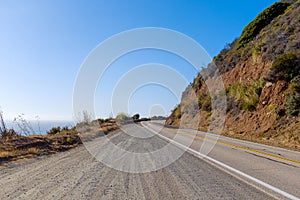 California Highway 1 curving along the coast