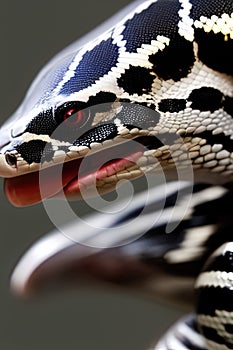 California Kingsnake Animal. AI Generated.