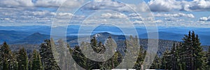 California, Lassen Volcanic National Park: View towards Eagle Lake photo