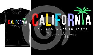 California los angeles  city urban street t shirt design graphic vector