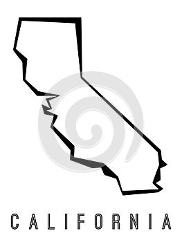 California geometric map