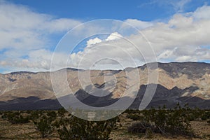 California Park Series - Anza-Borrego State Park - Desert Mountains and Clouds