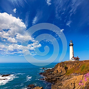 California Pigeon point Lighthouse in Cabrillo Hwy coastal hwy 1