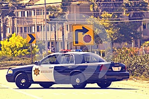 California Police Cruiser
