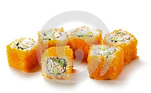 California Roll with Masago