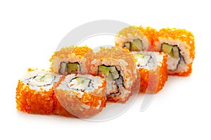 California Roll with Masago