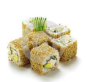 California Roll with Sesame