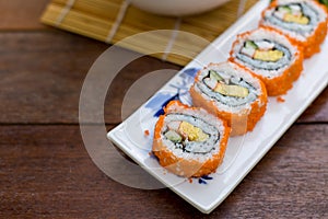 California roll sushi maki