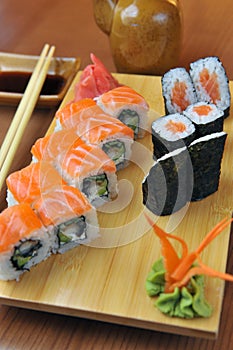 California rolls , maki sushi photo