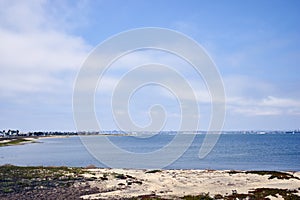 California`s Silverstrand beach, looking towards San Diego
