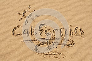 California in the Sand photo