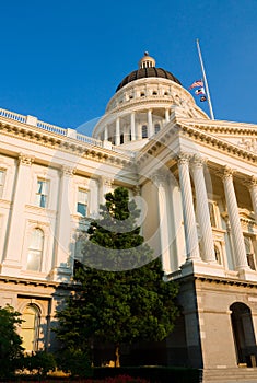 California State Capitol at sunset