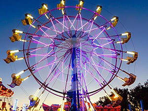 California State Fair Purple Ferris Wheel