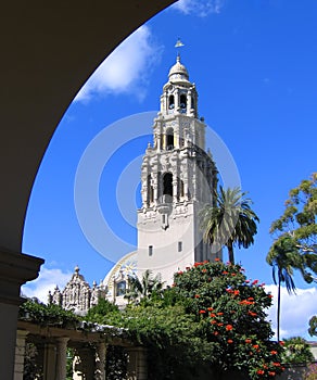 California Tower with arch, Museum of Man, Balboa Park, San Diego