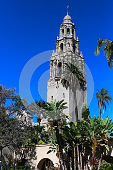 California Tower in Balboa Park in San Diego, California