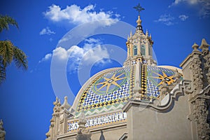 California Tower overlooking Balboa Park in San Diego