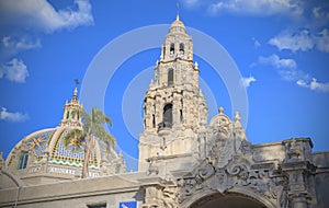 California Tower overlooking Balboa Park in San Diego