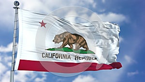 California Waving Flag