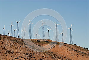 California- Sustainable Energy- Wind Farm- Tehachapi photo