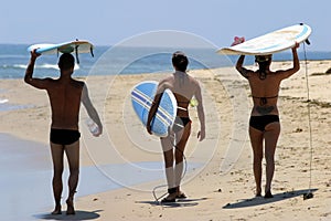 California youth on the beach