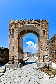 Caligula Triumphal Arch - Anchient Pompeii photo