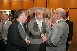 Calin Popescu Tariceanu and Jonathan Scheele
