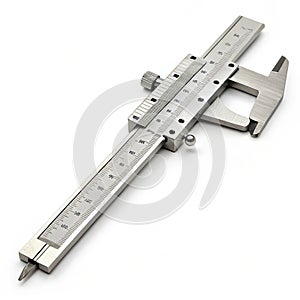 Caliper 3D icon isolated on white background photo
