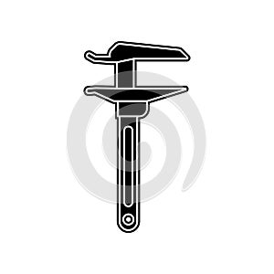 Caliper  icon. Element of Home repair tool for mobile concept and web apps icon. Glyph, flat icon for website design and