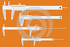 Caliper icon. Measuring instrument