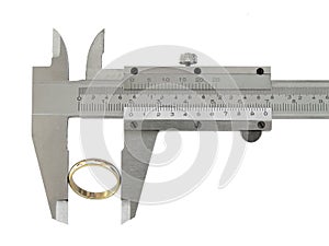 Caliper and ring