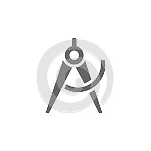 Calipers, measure, tool icon. Element of materia flat tools icon