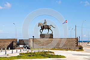 Calixto Garcia monument in Havana, Cuba