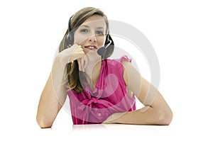 Call center employee