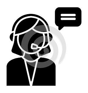 Call center Isolated Vector Icon which can easily modify or edit