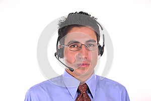 Call center operator-male