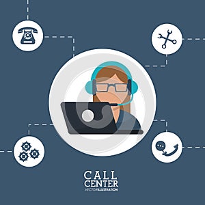 call center operator support helpline service