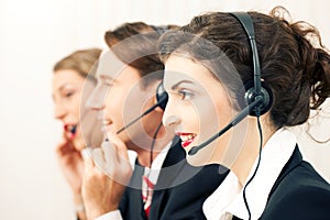 Call center team