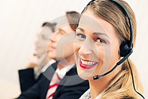 Call center team