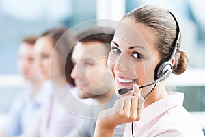 Call center team