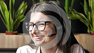 Call center, telemarketing, customer support agent provide telephone video conferencing services