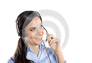 Call center woman